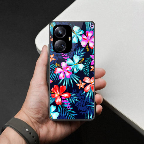 Realme 10 Pro Plus Cover - Foral Series - HQ Premium Shine Durable Shatterproof Case