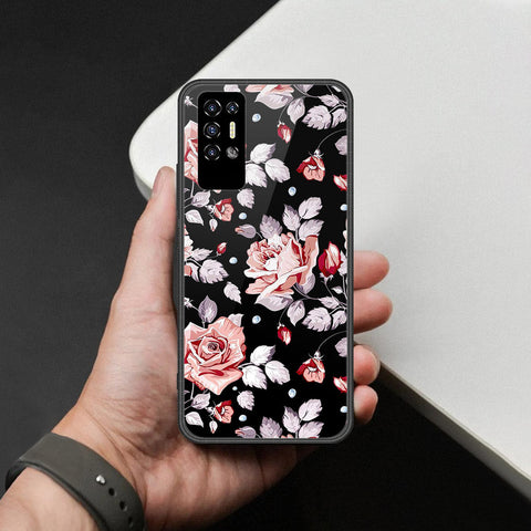 Tecno Pova 2 Cover - Foral Series - HQ Premium Shine Durable Shatterproof Case
