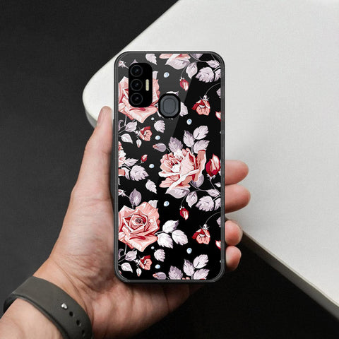 Tecno Spark 7T Cover - Foral Series - HQ Premium Shine Durable Shatterproof Case