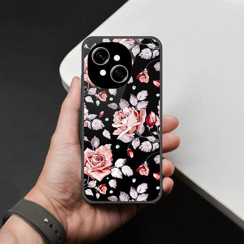 Tecno Spark 40C Cover - Foral Series - HQ Premium Shine Durable Shatterproof Case