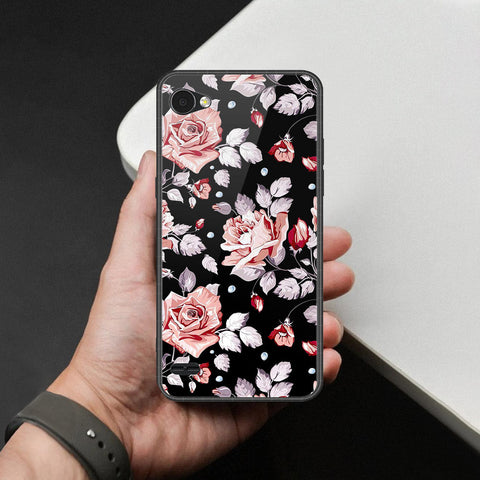 LG Q6 Cover - Foral Series - HQ Premium Shine Durable Shatterproof Case