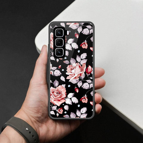 Infinix Hot 50 4G Cover - Foral Series - HQ Premium Shine Durable Shatterproof Case