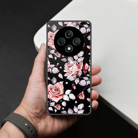 Oppo Reno 12F 4G Cover - Foral Series - HQ Premium Shine Durable Shatterproof Case