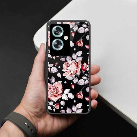 Oppo A2 Cover - Foral Series - HQ Premium Shine Durable Shatterproof Case