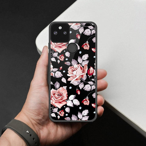 Google Pixel 5a 5G Cover - Foral Series - HQ Premium Shine Durable Shatterproof Case