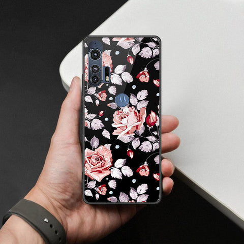 Motorola Edge Plus 2020 Cover - Foral Series - HQ Premium Shine Durable Shatterproof Case