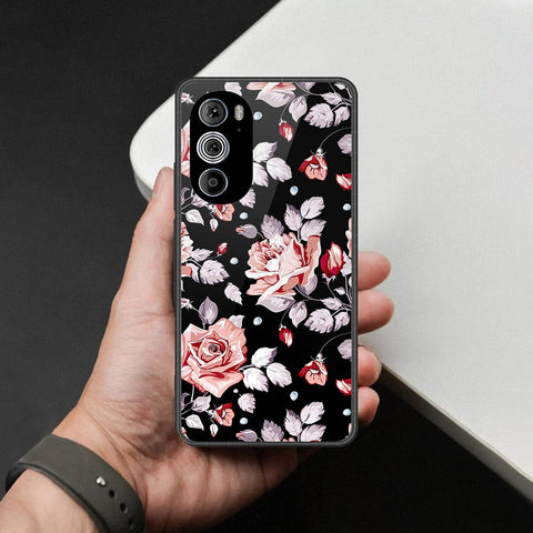 Motorola Edge 30 Pro Cover - Foral Series - HQ Premium Shine Durable Shatterproof Case