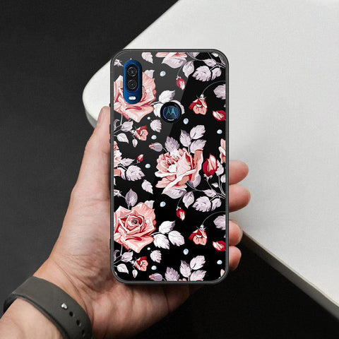 Motorola One Vision Cover - Foral Series - HQ Premium Shine Durable Shatterproof Case