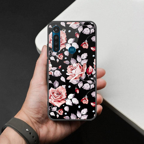 Motorola Moto G8 Power Cover - Foral Series - HQ Premium Shine Durable Shatterproof Case