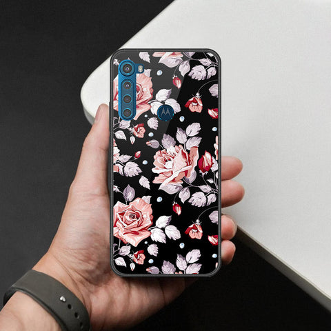 Motorola One Fusion Plus Cover - Foral Series - HQ Premium Shine Durable Shatterproof Case