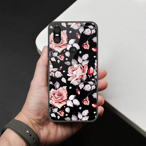 Motorola One Cover - Foral Series - HQ Premium Shine Durable Shatterproof Case