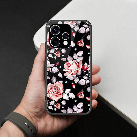 Oppo Reno 15c Cover - Foral Series - HQ Ultra Shine Premium Infinity Glass Soft Silicon Borders Case