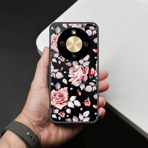 Honor X70 Cover - Foral Series - HQ Premium Shine Durable Shatterproof Case