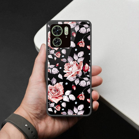 Motorola Edge 40 Cover - Foral Series - HQ Premium Shine Durable Shatterproof Case