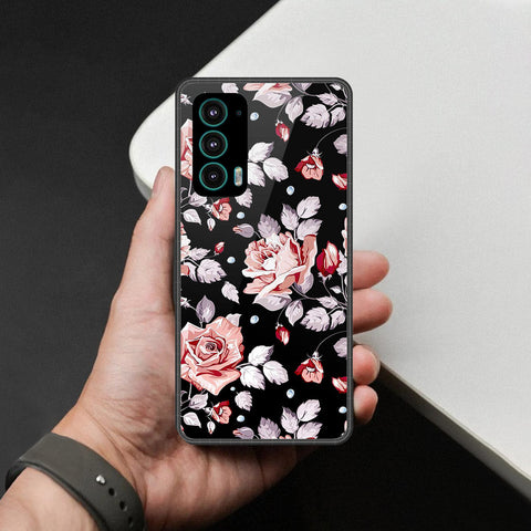 Motorola Edge 20 Cover - Foral Series - HQ Premium Shine Durable Shatterproof Case