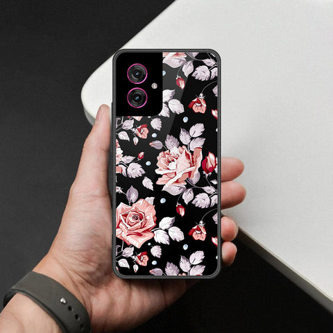 Motorola Moto G55 Cover - Foral Series - HQ Premium Shine Durable Shatterproof Case