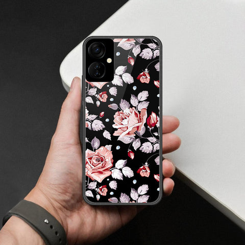 Tecno Spark 9T Cover - Foral Series - HQ Premium Shine Durable Shatterproof Case