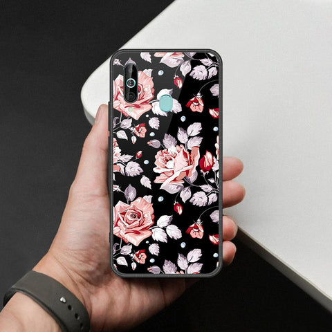 Samsung Galaxy M40 Cover - Foral Series - HQ Premium Shine Durable Shatterproof Case