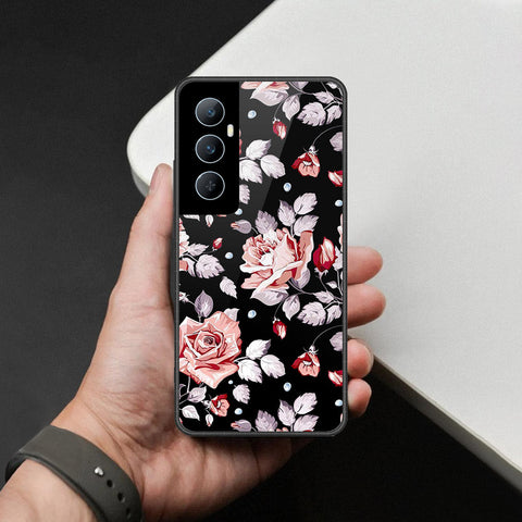 Realme C65 Cover - Foral Series - HQ Premium Shine Durable Shatterproof Case