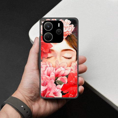 Xiaomi Redmi Note 14 5G Cover - Foral Series - HQ Premium Shine Durable Shatterproof Case