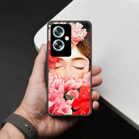 Oppo A2 Cover - Foral Series - HQ Premium Shine Durable Shatterproof Case