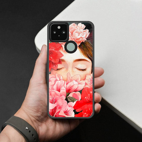 Google Pixel 5 Cover - Foral Series - HQ Premium Shine Durable Shatterproof Case