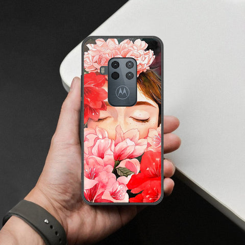 Motorola One Zoom Cover - Foral Series - HQ Premium Shine Durable Shatterproof Case