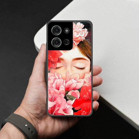 Motorola Moto G75 Cover - Foral Series - HQ Premium Shine Durable Shatterproof Case