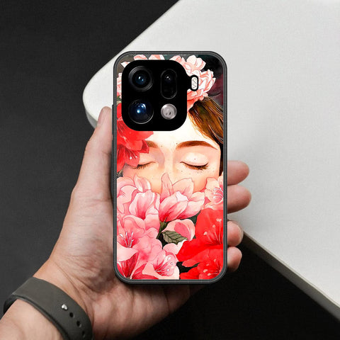 Oppo Find X9 Pro Cover - Foral Series - HQ Premium Shine Durable Shatterproof Case