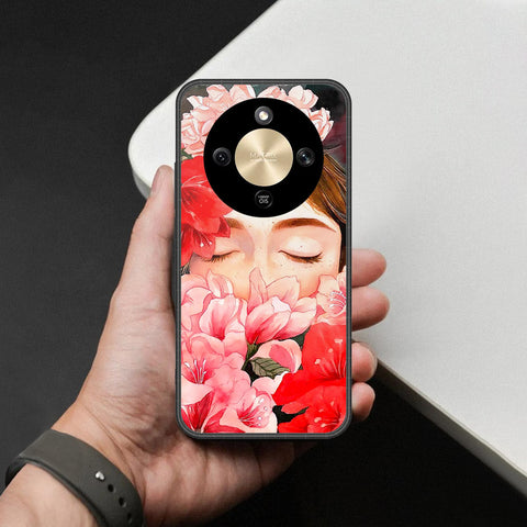 Honor X70 Cover - Foral Series - HQ Premium Shine Durable Shatterproof Case