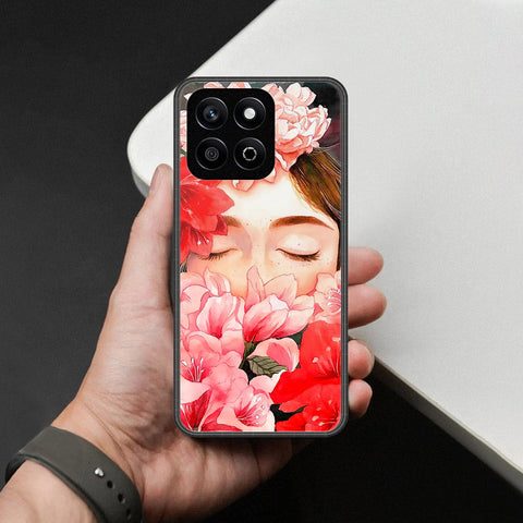 Honor X7c 5G Cover - Foral Series - HQ Premium Shine Durable Shatterproof Case