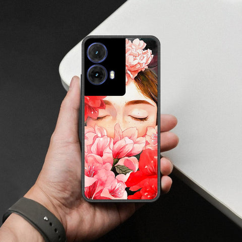 Motorola Moto G85 Cover - Foral Series - HQ Premium Shine Durable Shatterproof Case