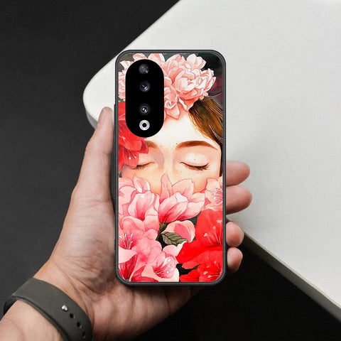 Honor 90 Cover - Foral Series - HQ Premium Shine Durable Shatterproof Case