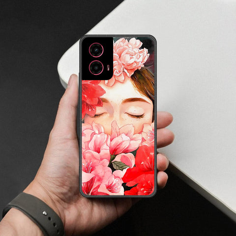 Motorola Moto G45 Cover - Foral Series - HQ Premium Shine Durable Shatterproof Case