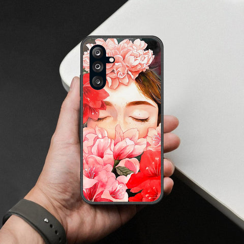 Samsung Galaxy M16 Cover - Foral Series - HQ Premium Shine Durable Shatterproof Case