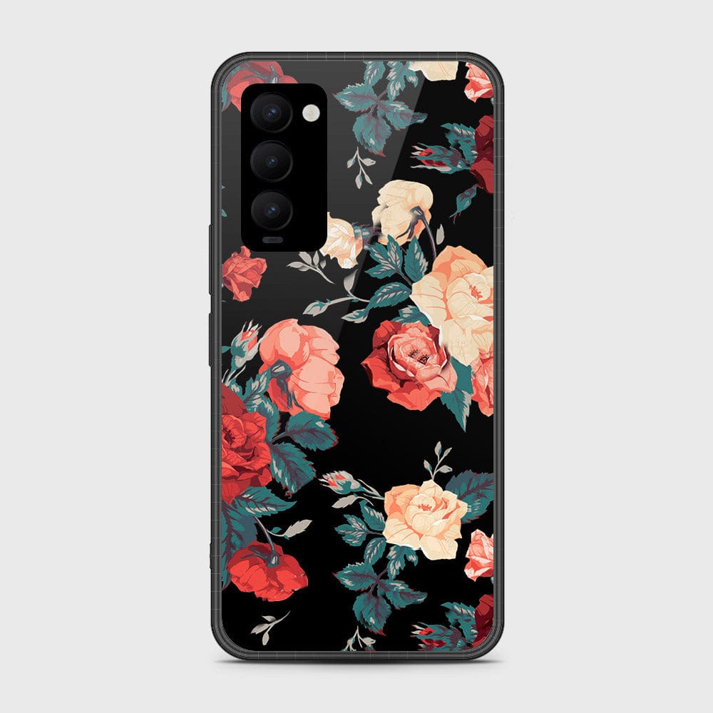 Tecno Camon 18T Cover- Floral Series 2 - D42 - HQ Premium Shine Durable Shatterproof Case - Soft Silicon Borders ( Fast Delivery )