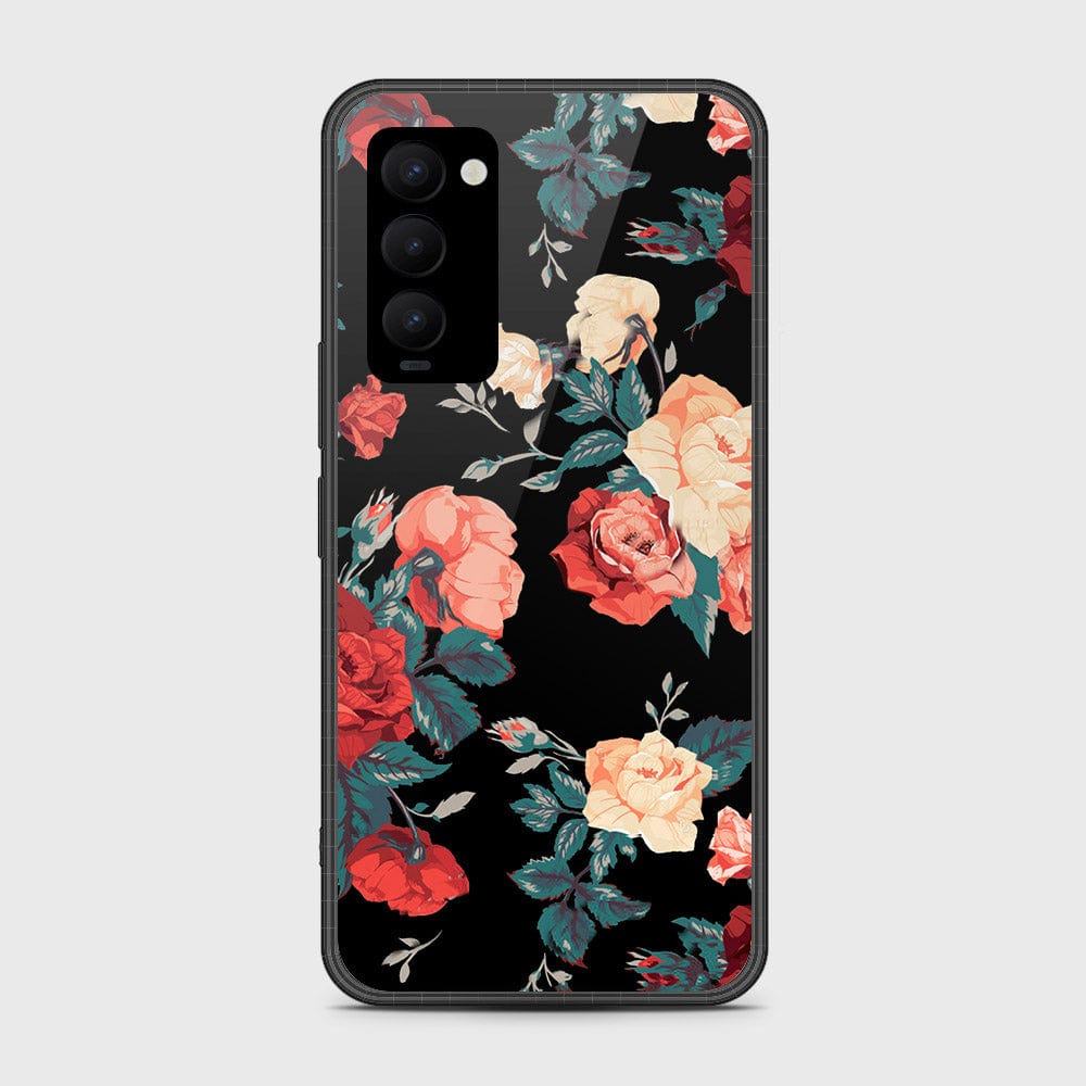 Tecno Camon 18 Cover- Floral Series 2 - D42 - HQ Premium Shine Durable Shatterproof Case - Soft Silicon Borders ( Fast Delivery )