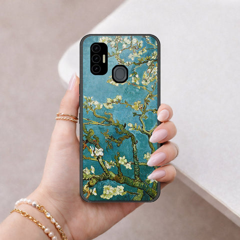 Tecno Spark 7T Cover - Foral Series 2 - HQ Premium Shine Durable Shatterproof Case