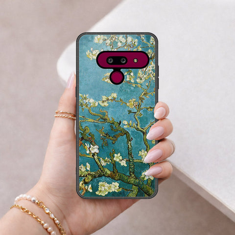 LG G8 ThinQ Cover - Foral Series 2 - HQ Premium Shine Durable Shatterproof Case