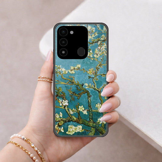 Tecno Spark 9 Cover - Foral Series 2 - HQ Premium Shine Durable Shatterproof Case