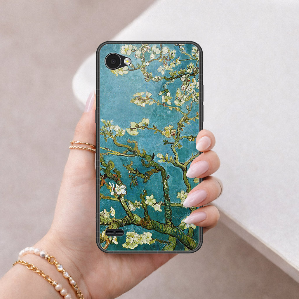 LG Q6 Plus Cover - Foral Series 2 - HQ Premium Shine Durable Shatterproof Case