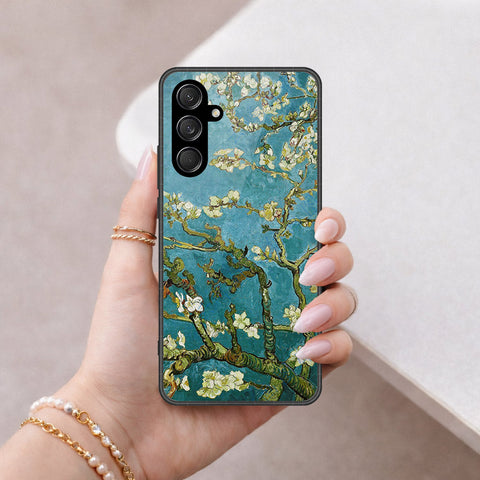 Samsung Galaxy M35 Cover - Foral Series 2 - HQ Premium Shine Durable Shatterproof Case