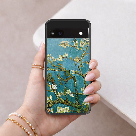 Google Pixel 6a Cover - Foral Series 2 - HQ Premium Shine Durable Shatterproof Case
