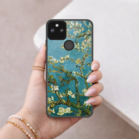 Google Pixel 5a 5G Cover - Foral Series 2 - HQ Premium Shine Durable Shatterproof Case