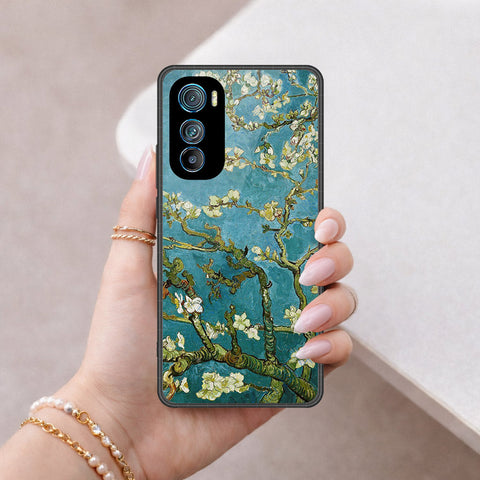 Motorola Edge 30 Cover - Foral Series 2 - HQ Premium Shine Durable Shatterproof Case