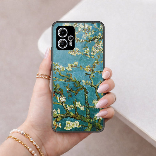 Motorola Moto G23 Cover - Foral Series 2 - HQ Premium Shine Durable Shatterproof Case