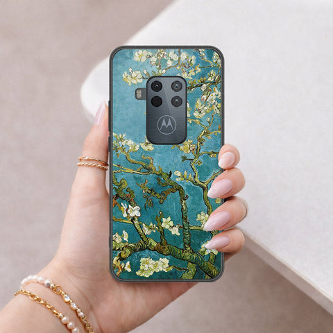 Motorola One Zoom Cover - Foral Series 2 - HQ Premium Shine Durable Shatterproof Case