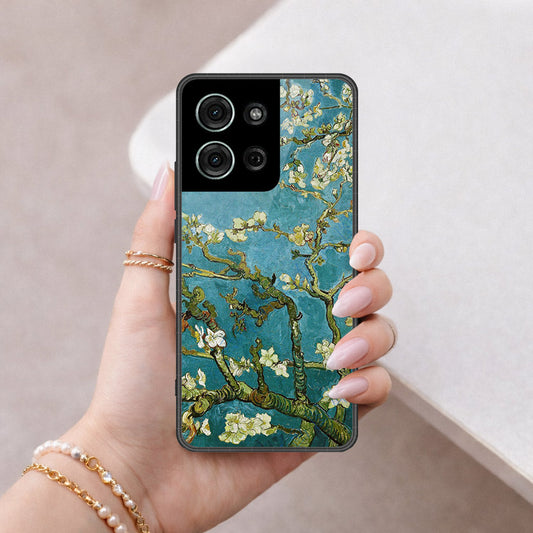 Motorola Moto G75 Cover - Foral Series 2 - HQ Premium Shine Durable Shatterproof Case