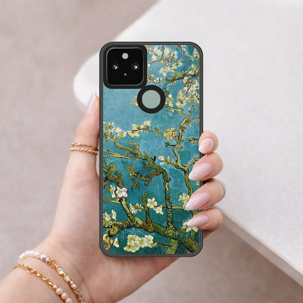 Google Pixel 5 XL Cover - Foral Series 2 - HQ Premium Shine Durable Shatterproof Case