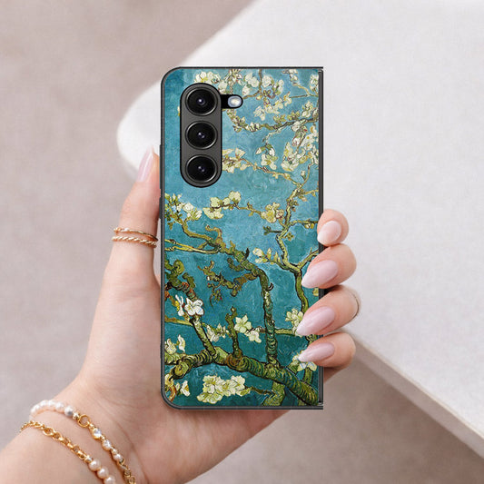 Samsung Galaxy Z Fold 6 5G Cover - Foral Series 2 - HQ Premium Shine Durable Shatterproof Case
